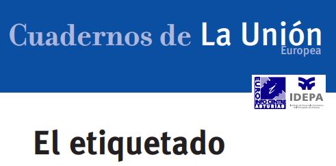 CUADERNO UE sobre ETIQUETADO DE ALIMENTOS EN EUROPA