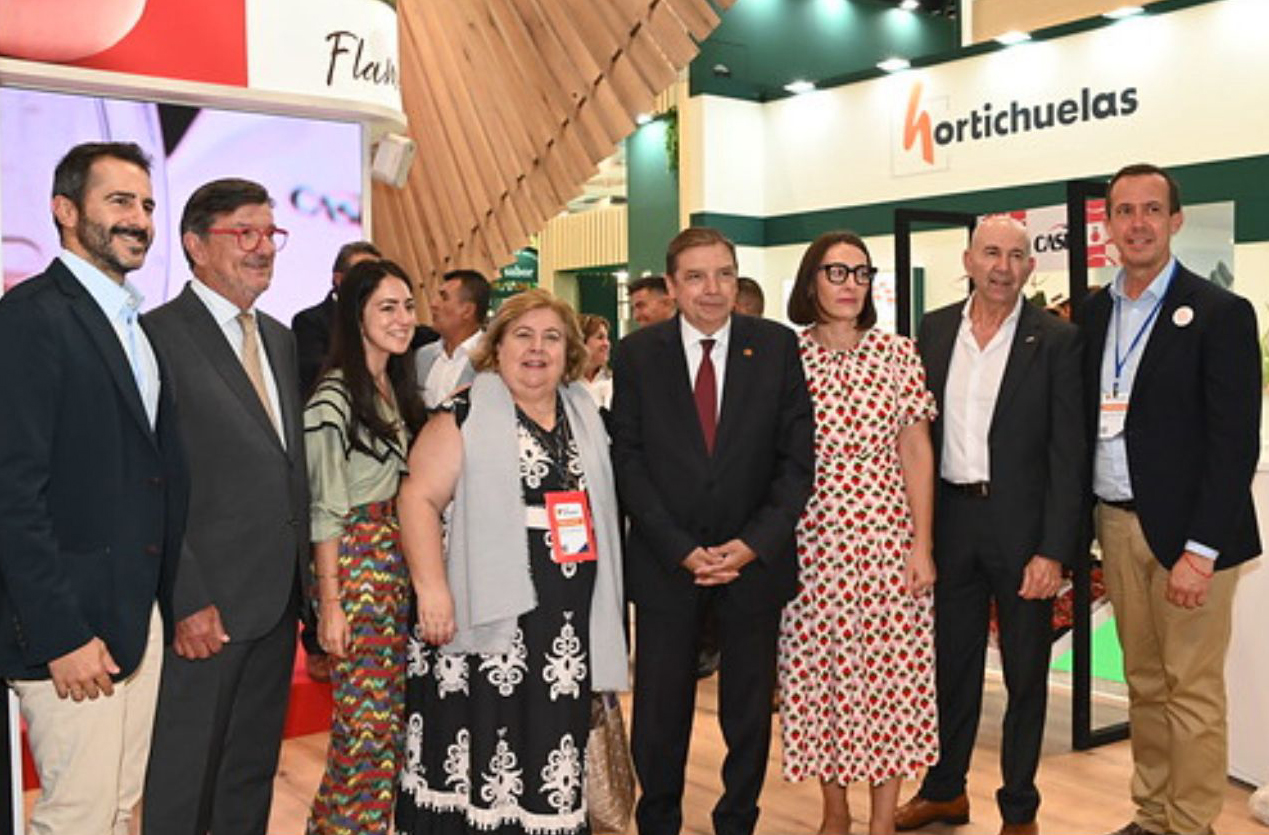 Clara Aguilera visitó la feria Fruit Attraction el pasado 30 de septiembre